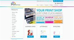 Desktop Screenshot of jpgprinting.com